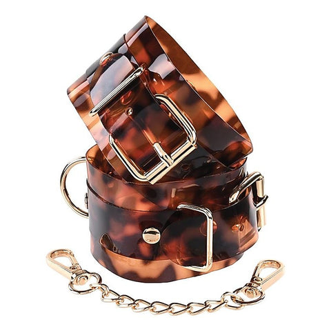 Amber Hand Cuffs by Sportsheets - Cuffs and Restraints