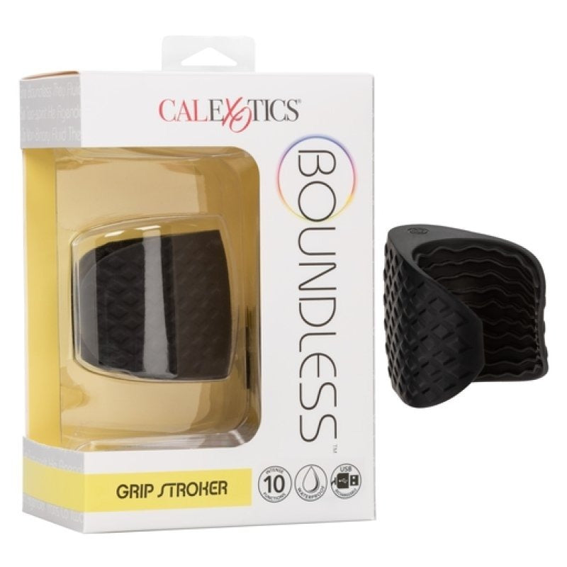 Boundless Grip Vibrating Stroker by California Exotics - Masturbators and Strokers