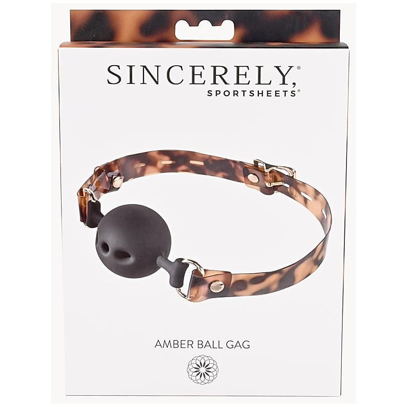 Professional Amber Ball Gag by Sportsheets - Bondage Gags and Bits