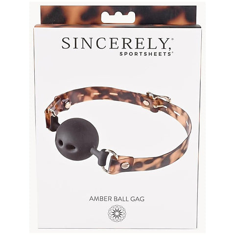 Professional Amber Ball Gag by Sportsheets - Bondage Gags and Bits
