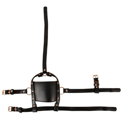 Bad Kitty Head Harness with Silicone Ball Gag by Orion - Bondage Gags and Bits
