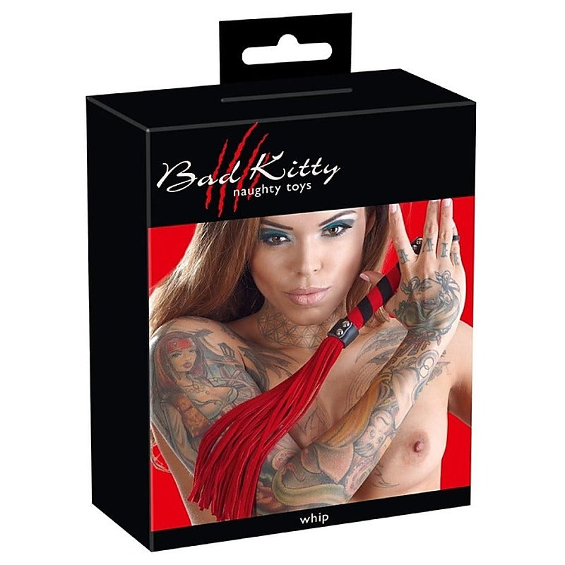 Bad Kitty Soft Velour Tails Bondage Flogger by Orion - Whips And Crops