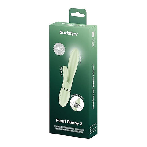 Pearl Bunny 2 Rotating Rabbit Vibrator by Satisfyer - Rabbit Vibrators