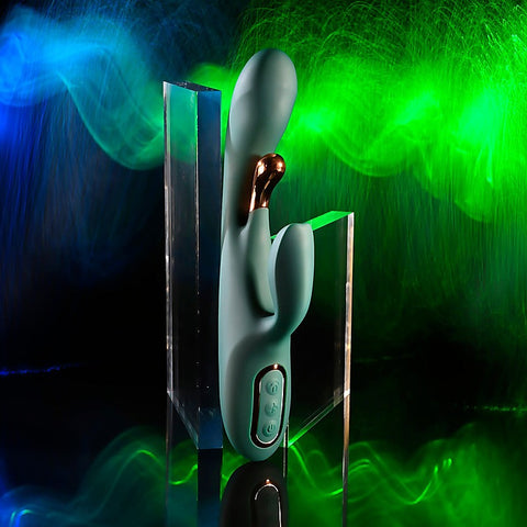 Golden Goddess G-Spot Rabbit Vibrator by Evolved Novelties
