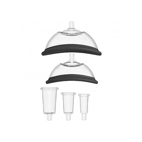 PUMPED Vulva, Breast & Nipple Pump Set by Shots Toys