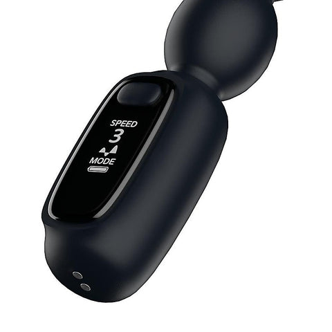 Vibrating Anal Beads with LED Screen by Passion Play
