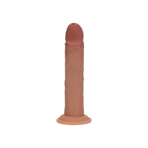 REALROCK 8in Dual Density Vibrating Dildo by Shots Toys