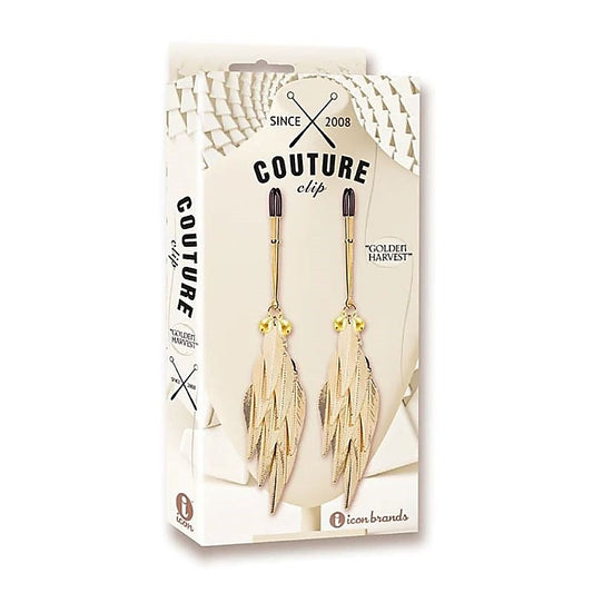 Golden Harvest Nipple Clamps by Icon Brands - Nipple and Clit Clamps