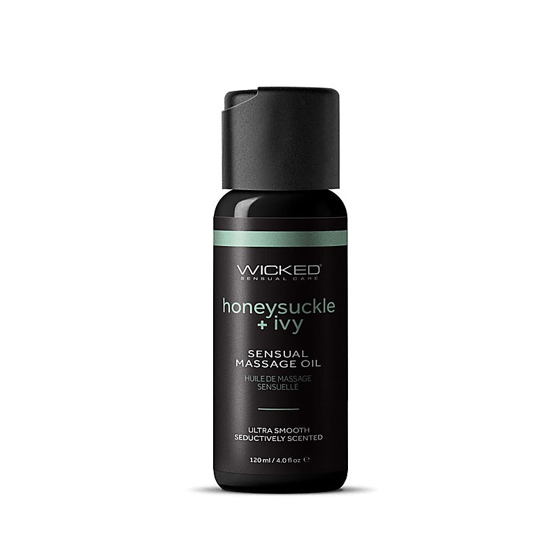 Honeysuckle + Ivy Scented Massage Oil by Wicked - Bath and Intimate Fragrances