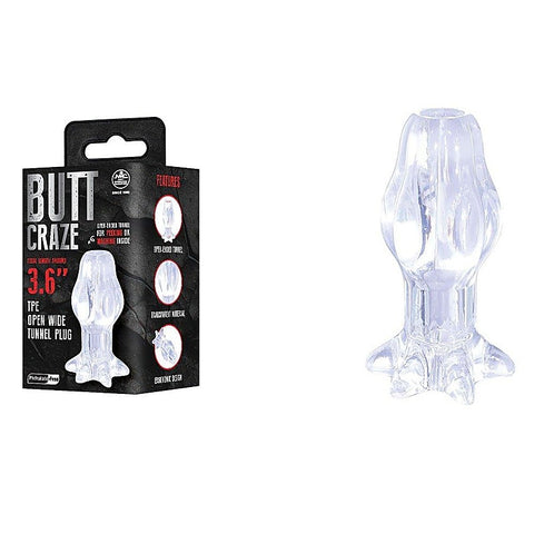 Butt Craze Clear Gaping Butt Plug by NANMA