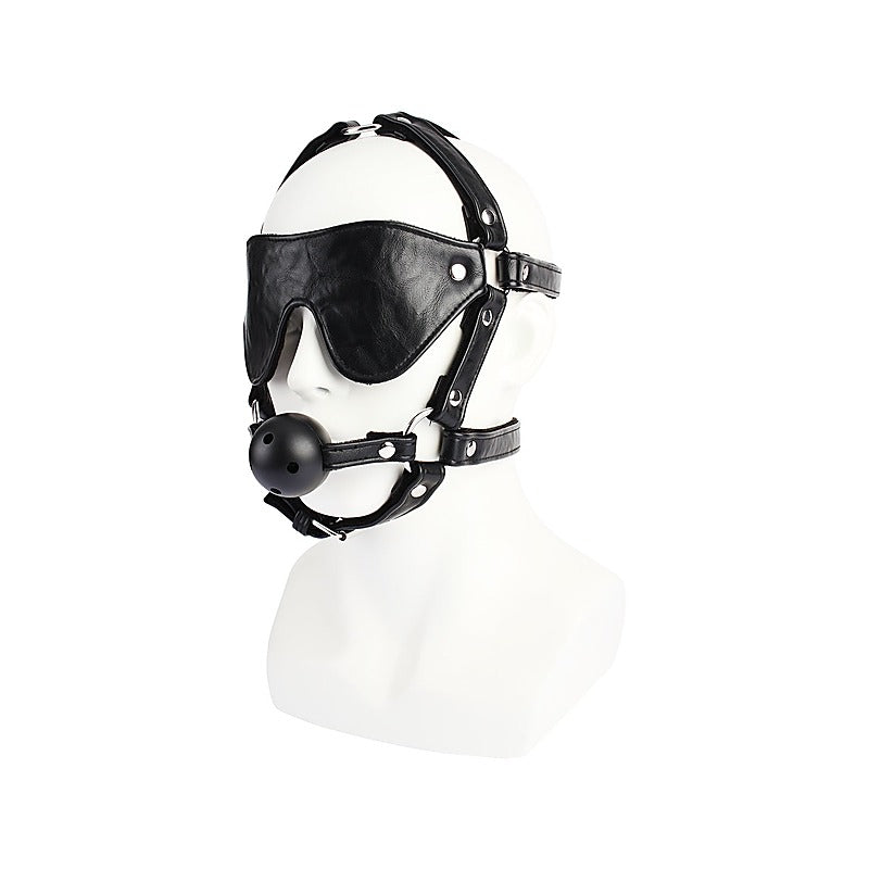 Ball Gag with Eye Mask Bondage Set by Chisa - Bondage Gags and Bits