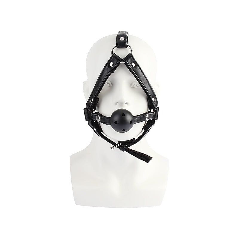 Adjustable Head Harness with Ball Gag by Chisa - Bondage Gags and Bits