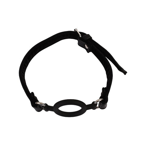 Noir O-Ring Silicone Bondage Mouth Gag by Chisa - Bondage Gags and Bits