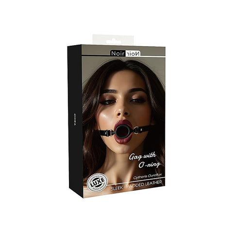 Noir O-Ring Silicone Bondage Mouth Gag by Chisa - Bondage Gags and Bits