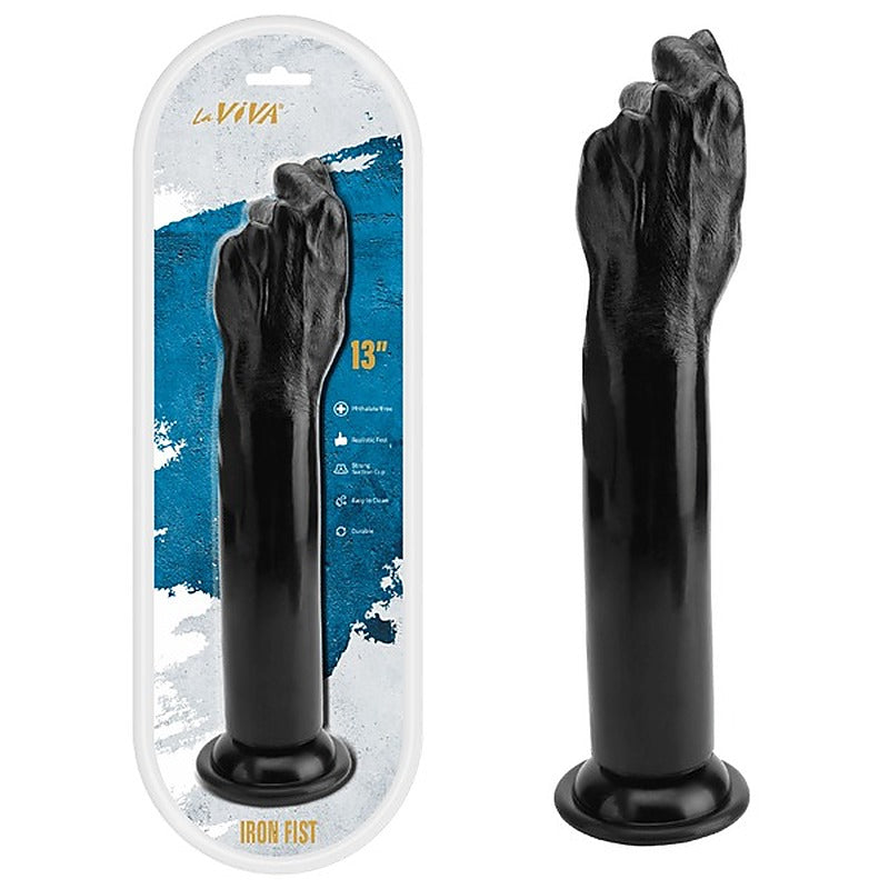 Iron Fist 11in Realistic PVC Dildo by La Viva - Realistic Dildos