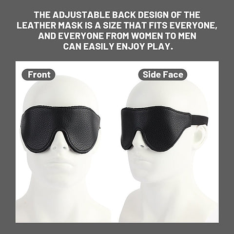 Go Black Blindfold Smooth Textured by Chisa - Masks And Blindfolds