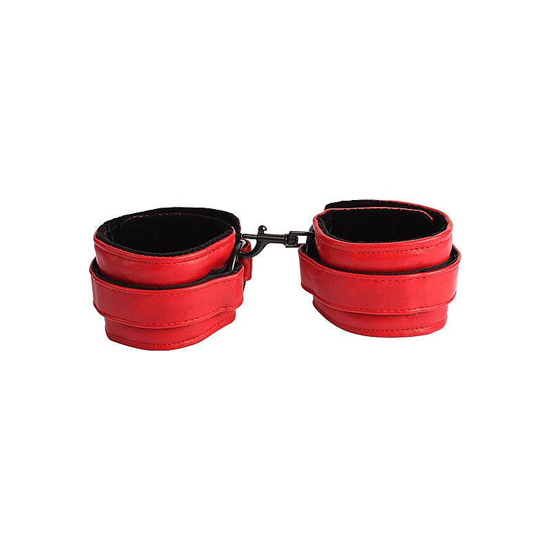 Adjustable Faux Leather Hand Cuffs by Chisa - Cuffs And Restraints
