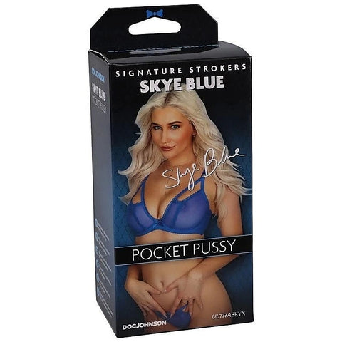 Main Squeeze Signature Strokers Skye Blue by Doc Johnson - Masturbators and Strokers