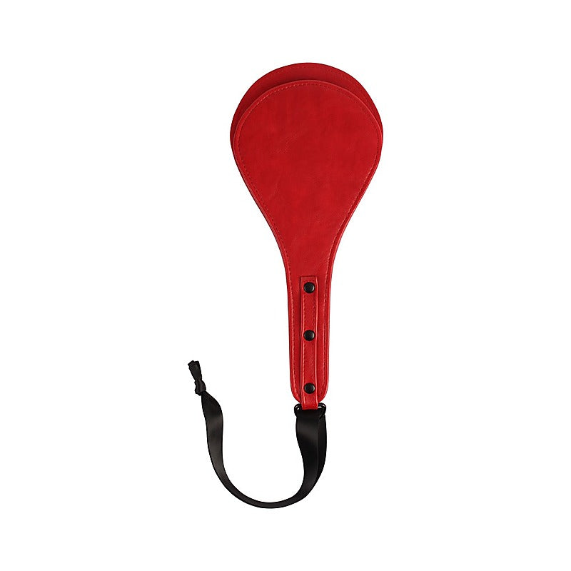 Round Faux Leather Bondage Paddle by Chisa - Paddles And Slappers
