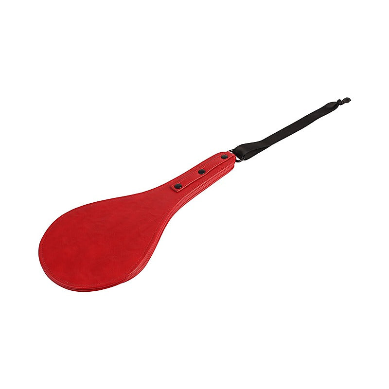 Round Faux Leather Bondage Paddle by Chisa - Paddles And Slappers