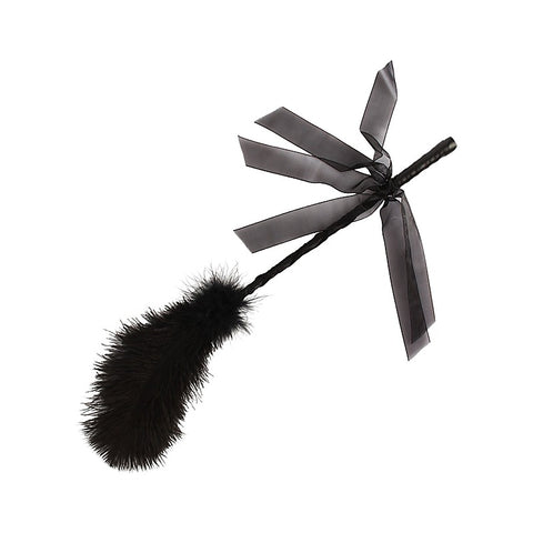 Feather Tickler with Ribbon Bow by Chisa - Whips And Crops