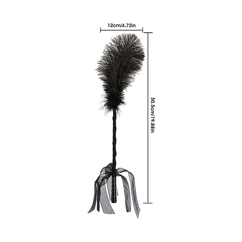 Feather Tickler with Ribbon Bow by Chisa - Whips And Crops