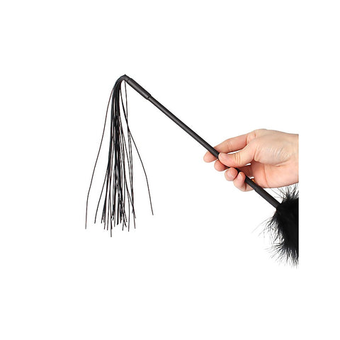 Dual-Ended Feather Tickler Whip by Chisa - Whips And Crops