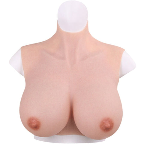 Breastplates Crossdresser Cotton Fake Tits by BDStyle