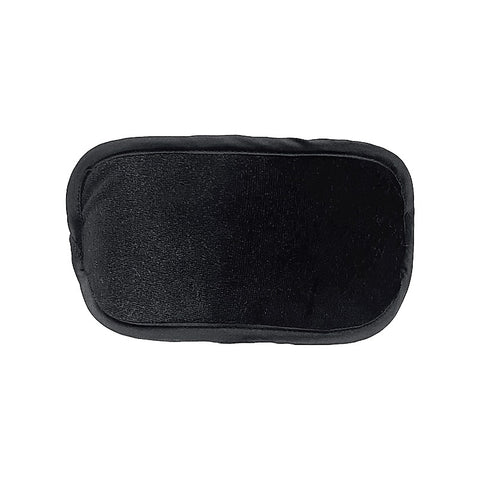 Padded Velour Blindfold Black by Love In Leather - Masks And Blindfolds