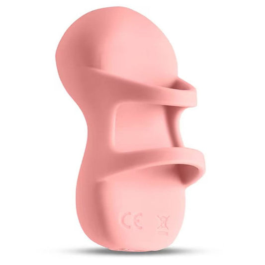 Desire Fingerella Peach Finger Vibrator by NS Novelties - Finger and Tongue Vibrators