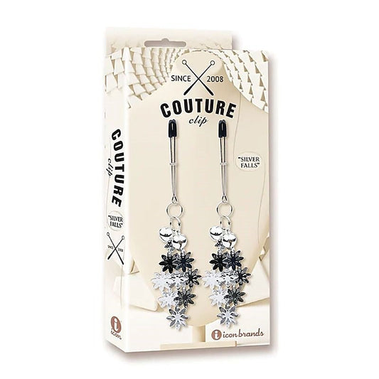 Sensual Rhythm Couture Clip Luxury Nipple Clamps - Nipple and Clit Clamps