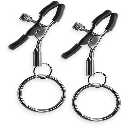 Bound Nipple Clamps C2 Gunmetal by NS Novelties - Nipple and Clit Clamps