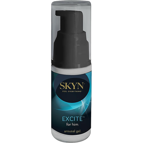 Ansell SKYN Excite Arousal Gel For Him 15ml Penis Enhancement Gel - Delay and Excite Sprays