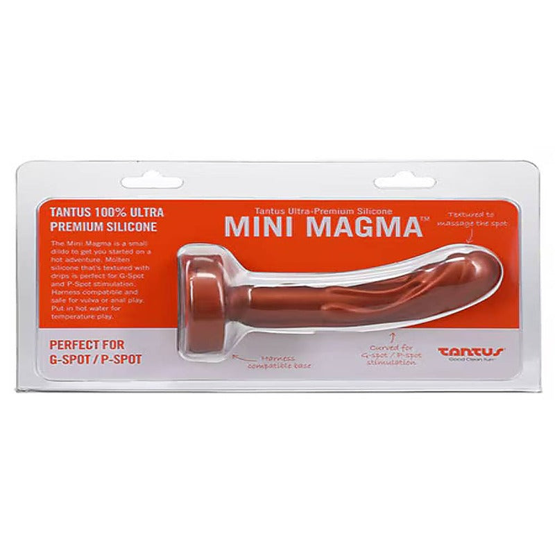 Tantus Mini Magma Fantasy Silicone Dildo Textured American Made Dildo - Realistic Dildos