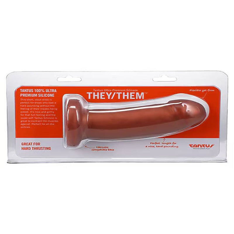 Tantus They or Them Flexible Realistic Dildo Ultra Premium Soft Silicone - Realistic Dildos