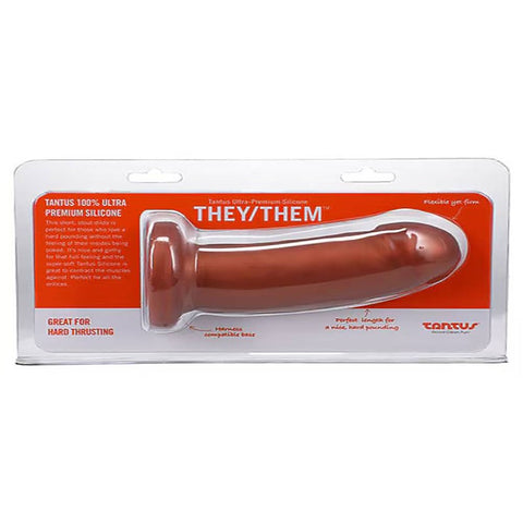 Tantus They or Them Flexible Realistic Dildo Ultra Premium Soft Silicone - Realistic Dildos