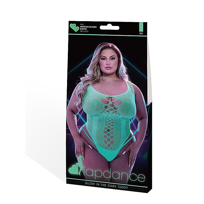 Lapdance Glow In The Dark Teddy by Xgen Products - Teddies and Bodysuits