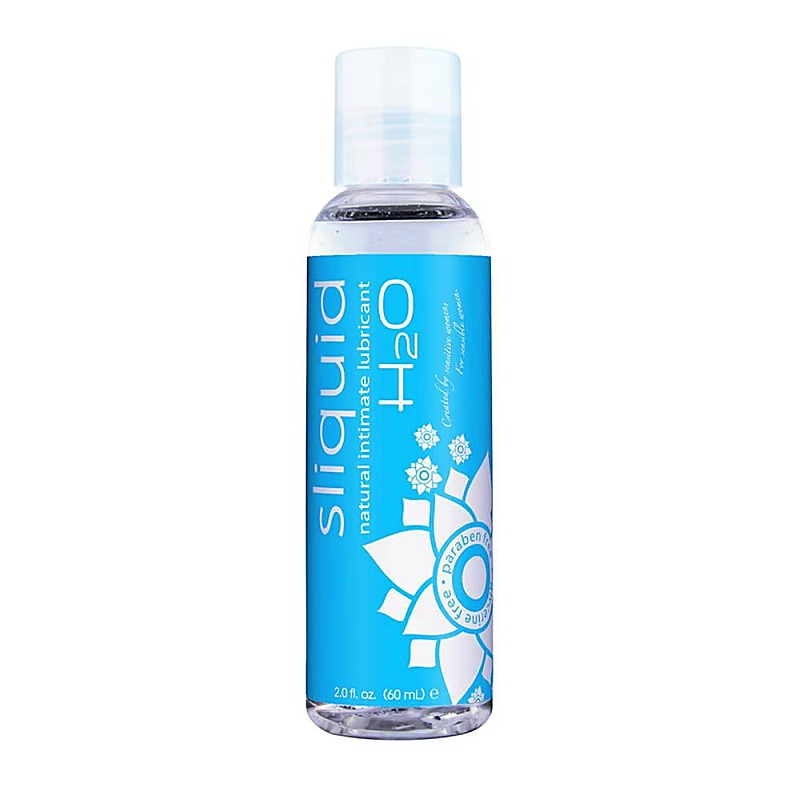 Sliquid Naturals H2O Water Based Personal Lubricant Pure Natural Formula - Water Based Lubes