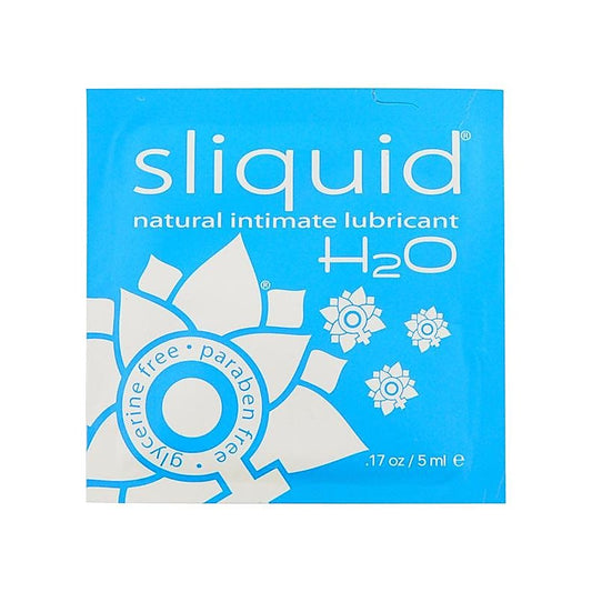 Naturals H2O. Pillow Water Based Lube by Sliquid - Water Based Lubes