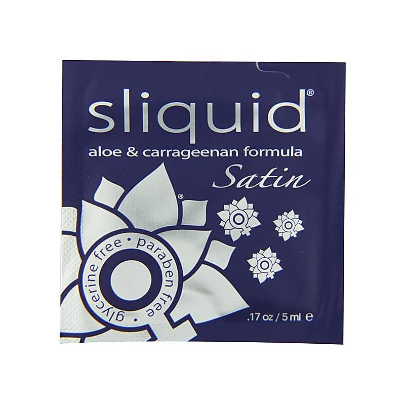 Sliquid Naturals Satin Pillows Water Based Intimate Lubricant .17 Oz Daily - Water Based Lubes
