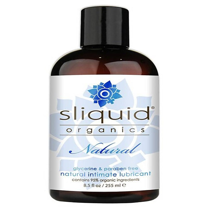 Sliquid Organics Natural Water Soluble Adult Lubricant with Aloe Vera - Water Based Lubes