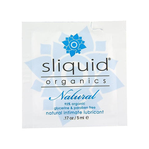 Sliquid Organics Natural Pillows Water Based Intimate Lubricant .17 Oz - Water Based Lubes