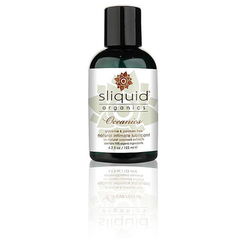 Sliquid Organics Oceanics Water Based Intimate Lubricant 4.2 Oz Seaweed Extract - Water Based Lubes