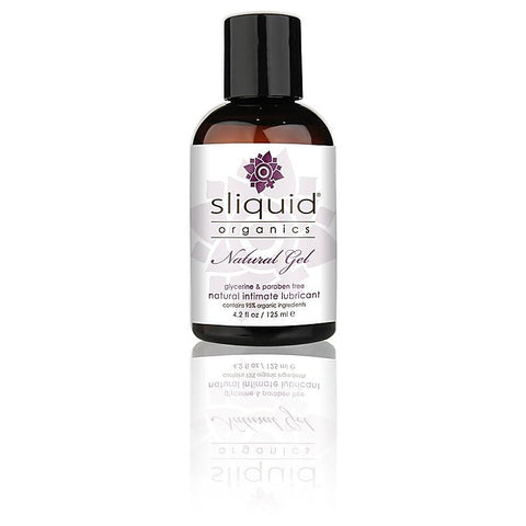 Sliquid Organics Natural Gel Water Based Intimate Lubricant 4.2 Oz Organic - Water Based Lubes