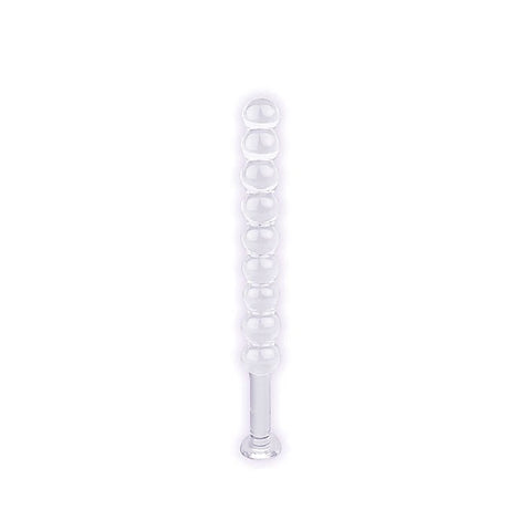 Glass Thins Spherical Plug by Icon Brands - Glass Sex Toys
