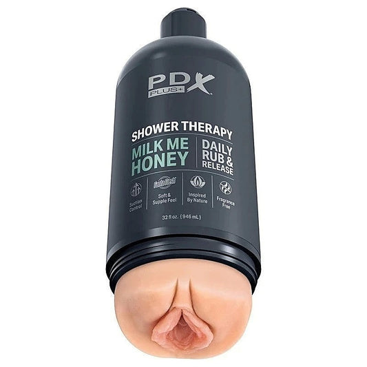 PDX Plus Shower Therapy Milk Me Honey by Pipedream Products - Masturbators and Strokers