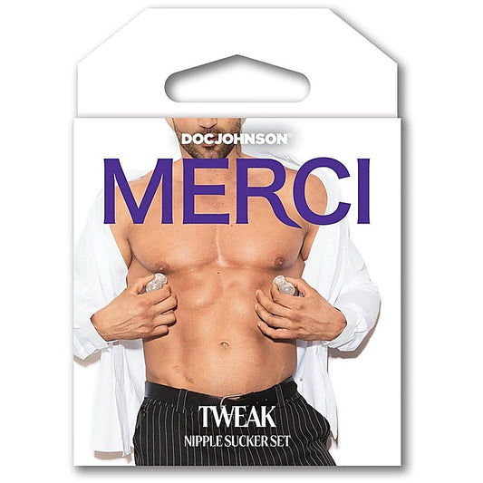 Merci Tweak Nipple Sucker Set by Doc Johnson - Breast and Nipple Toys