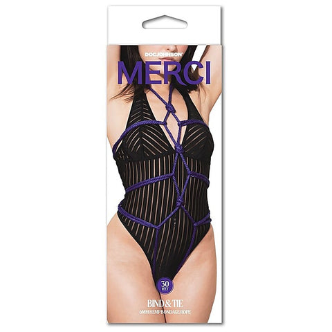 Merci Bind and Tie 6mm Bondage Rope by Doc Johnson - Cuffs and Restraints