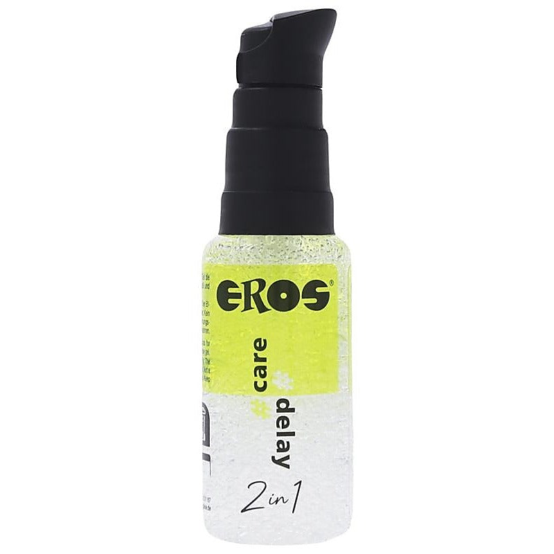 Eros 2 In 1 Care Delay Water Based Lubricant 30ml Extended Performance - Water Based Lubes