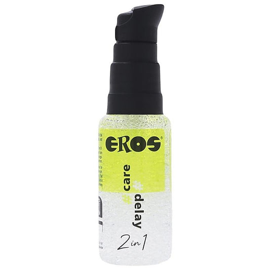 Eros 2 In 1 Care Delay Water Based Lubricant by Megasol - Water Based Lubes